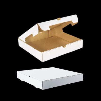 9″ Pizza Boxes 9″x9″x2″ 50/pcs White