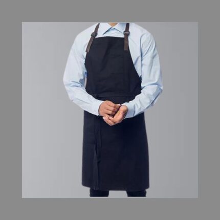 Black Apron Leather Strap