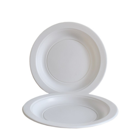 Biodegradable Disposable Corn Starch Round Plate