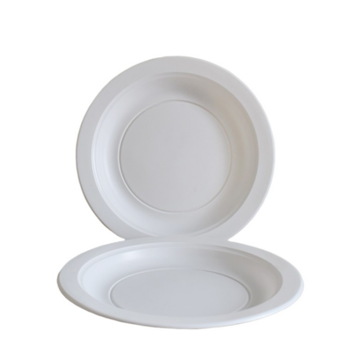 6" Round Cornstarch Plates