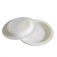 Biodegradable Disposable Corn Starch Round Plate