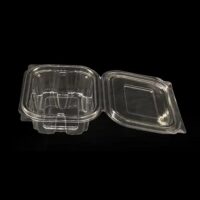 Hinged Rectangle Take out Container Color-Clear Supplier