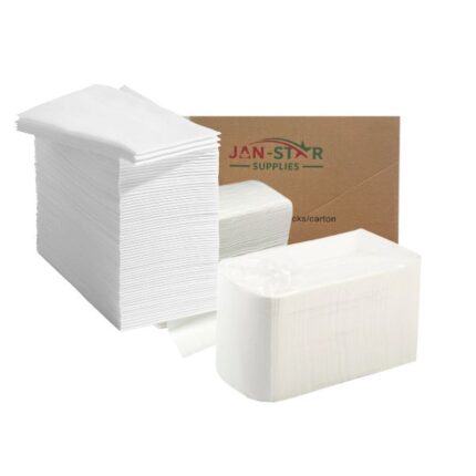 White Single Fold Towels