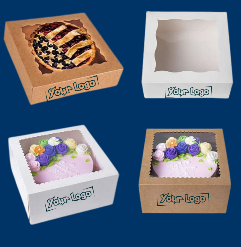 custom printed Elegant pie Boxes