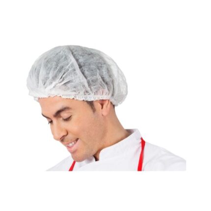 White Bouffant Hair Nets