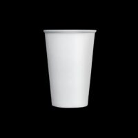 White PLA coated paper cups