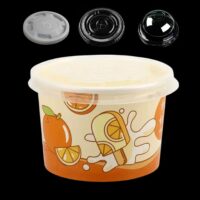 12 oz Printed Paper Dessert Container