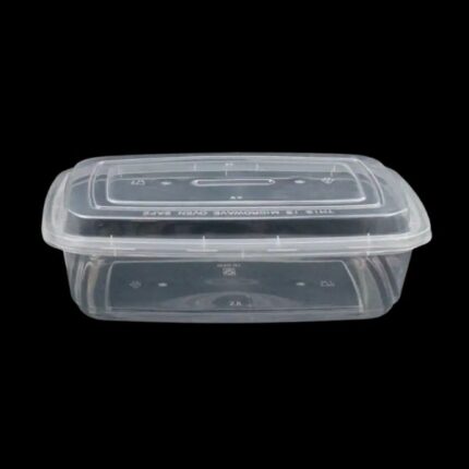 38 oz Clear Rectangular Plastic Containers