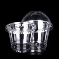 6 oZ - Clear Plastic Dessert Container