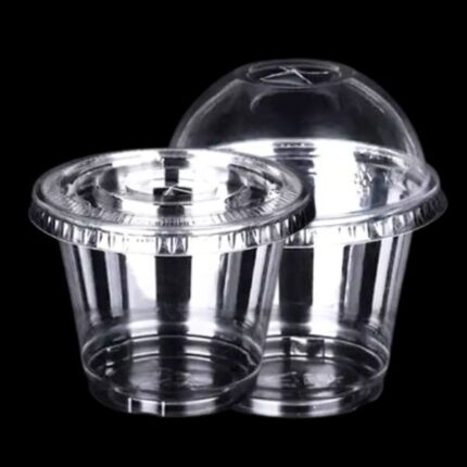 8 oz Clear Plastic Dessert Container 500/pcs