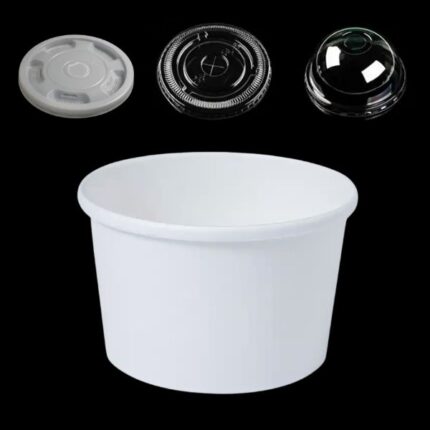 8 oz Paper Dessert Container 500/pcs