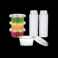 1oz Translucent Portion Cup - Color clear 2500 Pcs/ Pack