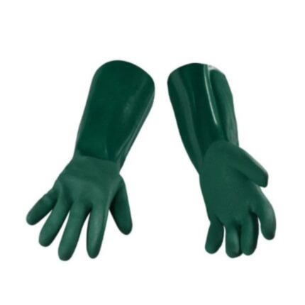 18" PVC double dip gauntlet glove