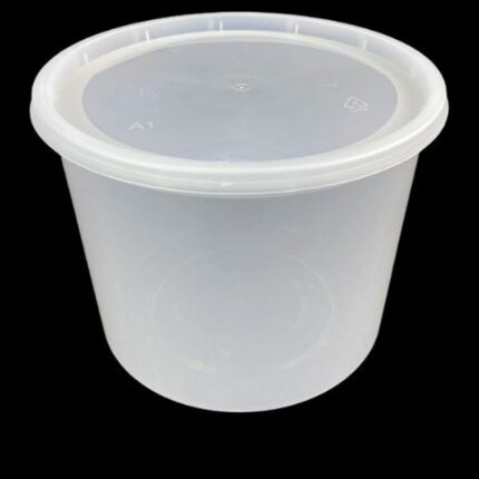 64 oz Deli Injection Containers With Lid 120/pcs Clear