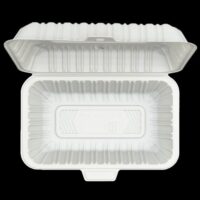 9"X5" MFPP Hinged Lid Clamshell