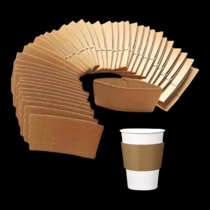 Hot Cup Kraft Sleeves(90MM)-1000/pcs