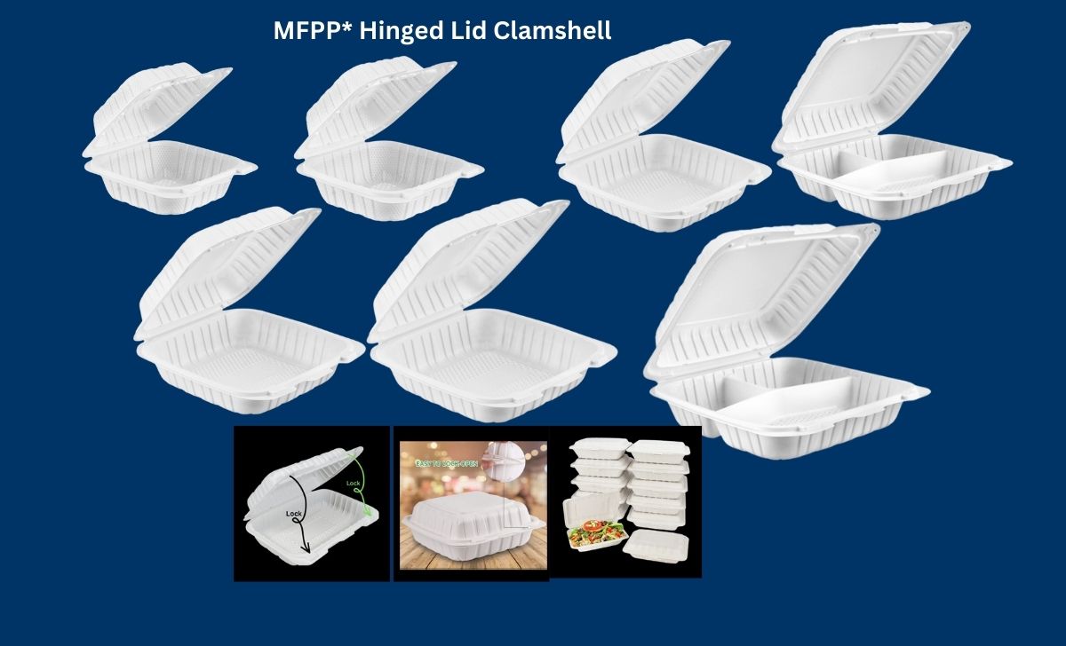 MFPP_ Hinged Lid Clamshell best quality eco-friendly