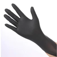 isposable Black Nitrile Gloves Kitchen Waterproof and Stain-Proof Cleaning Gloves