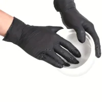 isposable Black Nitrile Gloves Kitchen Waterproof and Stain-Proof Cleaning Gloves