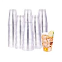 12 0z Clear PET Plastic Cups 1000/Pack