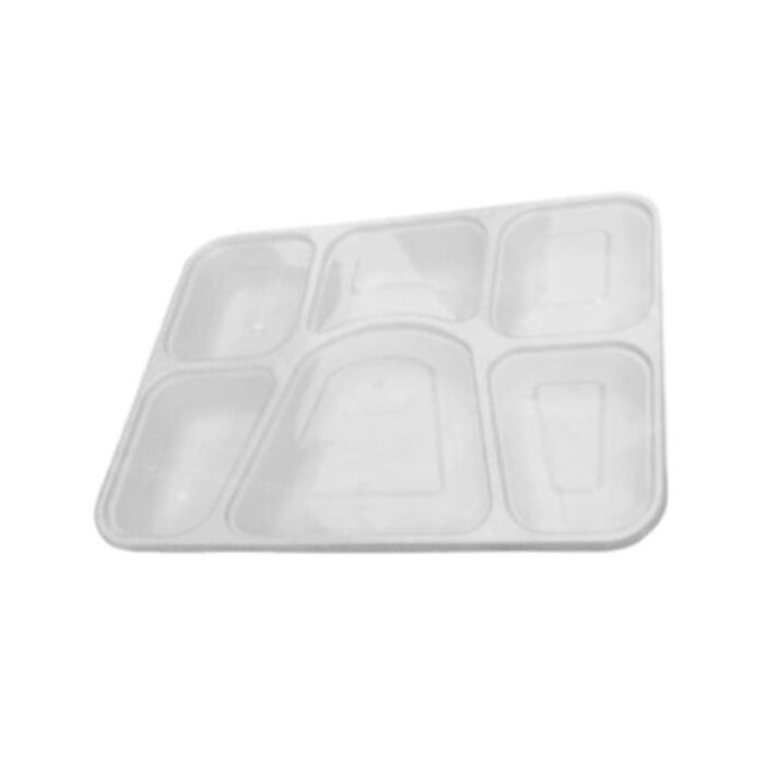 6 Compartment Container With Lid