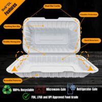 9x6 MFPP 1 Compartment Dual Lock Made in Canada