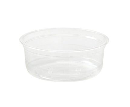 8 oz Deli Container Clear With Lid 500 Pcs/Box