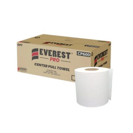 CP600 Everest Pro Center Pull Towel - White 2-Ply 500' (6cs)